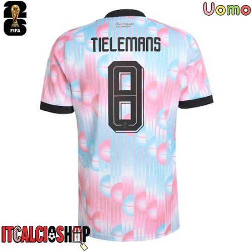 Belgio Youri Tielemans #8 Seconda Maglia Mondiali 2026 Manica Corta